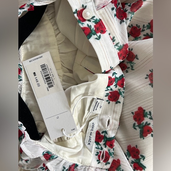 Janie and Jack Toddler Girls long sleeved top in 2T, new with tags - Picture 3 of 5